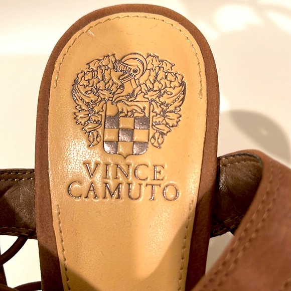 Vince Camuto Suede Wedge Sandal - Picture 2 of 4